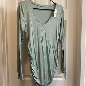 Roughed maternity shirt